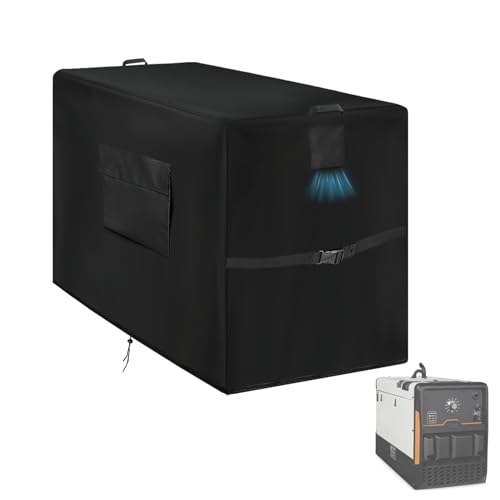 Image of Letsteel Engine Driven Welder Cover for Champion Elite Series Welder, 600D Waterproof Welding Cart Cover compatible with Hobart Champion Elite 225, 37"D x 21"W x 27"H, All Weather Protection, Black