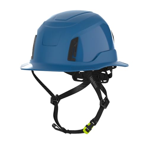HexArmor Safety Helmet | Ceros® XT400E| Type 2 | Class E | Non-Vented | Full Brim Hard Hat | 4-pt Chin Strap | MIPS® Impact Protection | Blue