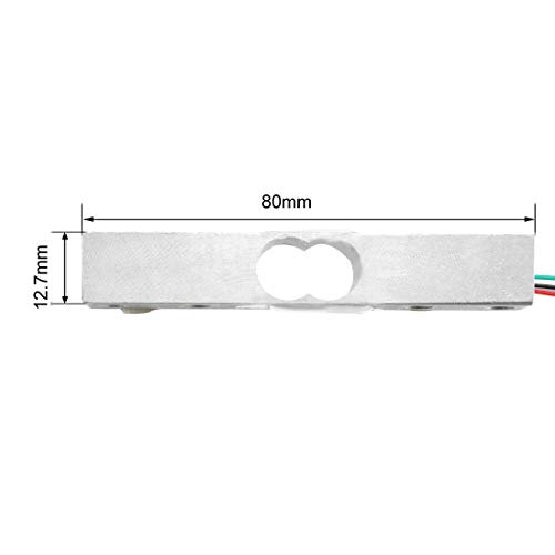 Celda de carga electrónica con cable 2kg uxcell miniatura 2
