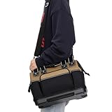 Organizador de Herramientas - de Gran Capacidad con Correa de Hombro Ajustable - Bolso Organizador Para Electricista | para Taller Electricista Aficionados al Bricolaje Carpintero