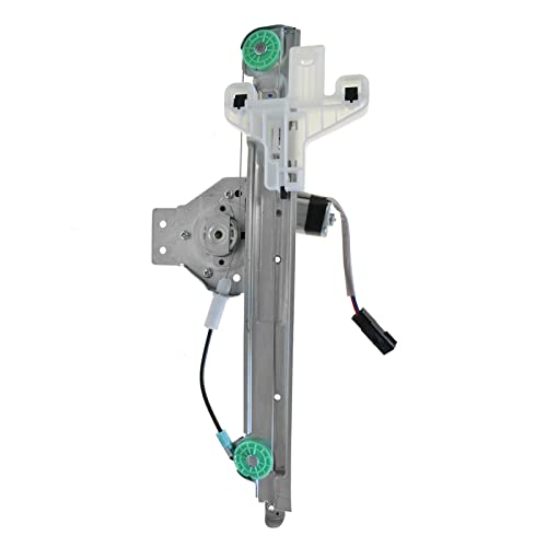 Image of TRQ Rear Left Power Window Regulator & Motor Assembly Drivers Side Compatible with 2007-2012 Dodge Caliber