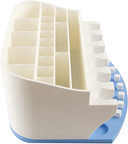 Image of Organizer for Cricut Tools and Accessories Blade Holder Caddy,Storage Compatible with Cricut Maker Blades /QuickSwap Tip /Explore DeepCut Blade(Blue)