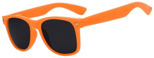 Kids Polarized Smoke Lens Sunglasses Protect Child's Eyes Orange
