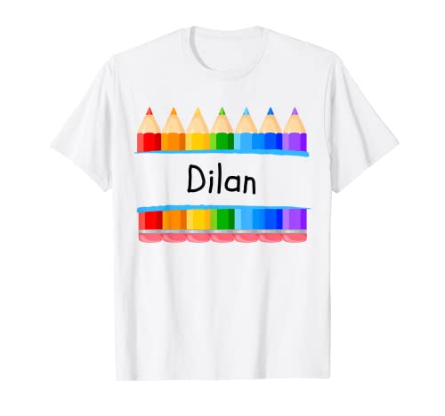 Dilan - Etiqueta de jardín de infantes para niños Camiseta