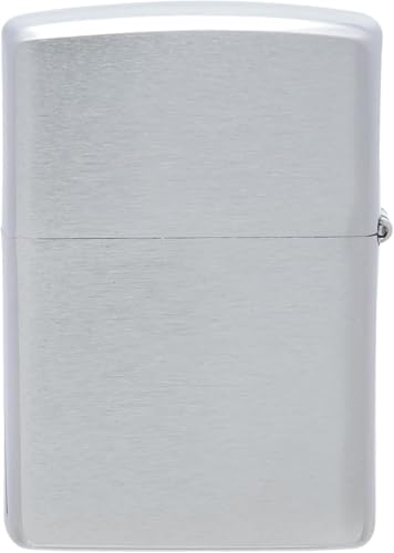 Encendedor Zippo brass plateado tamaño regular miniatura 5