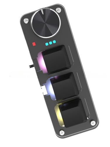 �}�N���L�[�{�[�h �Ў�L�[�{�[�h ��]�m�u�t�� �v���O���}�u�� Bluetooth/�L���ڑ� ���̌��� ��]�m�u�t�� ����Q�[�~���O �J�X�^���\�ȃL�[ �Ў� ���^ (�yBlue tooth�A�b�v�O���[�h��RGB���C�g�t���z�u���b�N3�L�[+1�m�u)