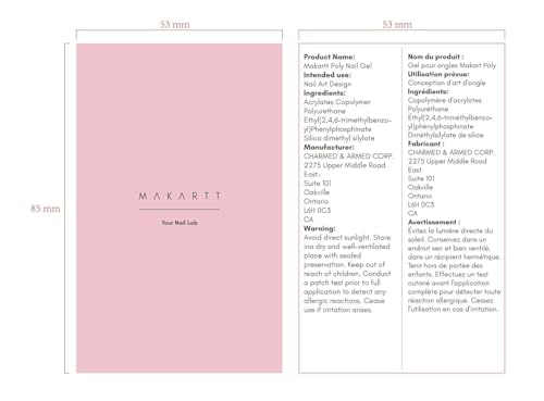 Image of Makartt P-001 Poly Gel 50ML 1.76oz Clear Polygel Nail Enhancement Nail Extension Tool