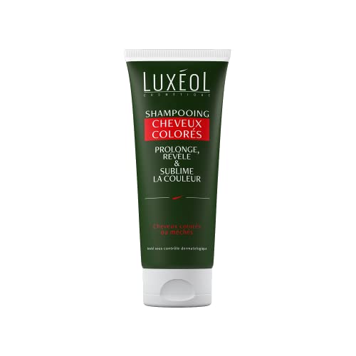 LUXÉOL - Shampooing Cheveux Colorés - Prolonge & Sublime La Couleur - Douceur, Brillance & Éclat - Soin Cheveux Colorés Ou Méchés - 96% D'Ingrédients D'Origine Naturelle - Fabriqué En France - 200ml Cover