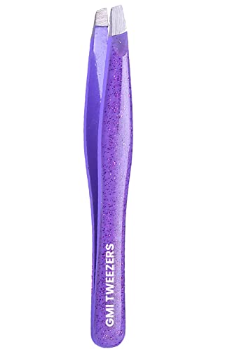 Eyebrow Tweezers - 1 Pc Professional Stainless Steel Tweezer For Facial Hair Removal- Eyebrow Tweezers For Women And Men - Professional Eye Brow Twizzers And Trimmer. (Purple) #TOP3