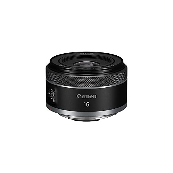 Canon RF16mm F2.8 STM Lens, Ultra Wide-Angle, Fixed Focal Length Prime Lens, Compatible with EOS R Series Mirrorless Cameras, Black