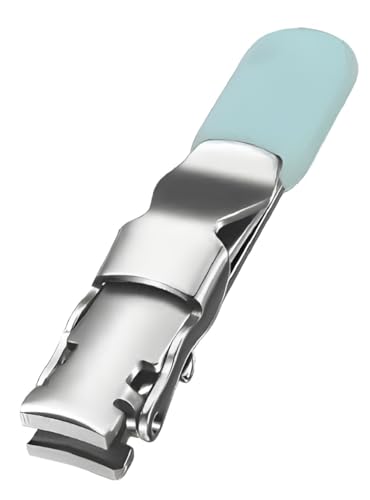 Image of Sharp Fingernail Clippers Toenail Clippers Nail Cutter Stainless Steel with design for Men and Women (SKY BLUE)
