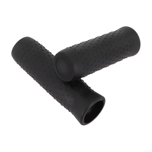 Yhenlovtt Manillar de silicona granular para Max G30 Electric antideslizante, cubierta de goma para scooter con diseño de empuñaduras largas y cortas (negro)