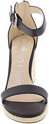 Calvin Klein Women's NOSHELA Wedge Sandal, Black 002, 7 | Image 4