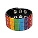 Rainbow Leather Bracelet