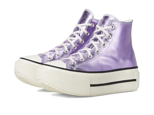 Converse Chuck Taylor All Star Lift Double Stack Metallic - Donne - Scarpe Converse - Viola - A15163C - Taglia: 39.5 - 13