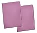 2 Purple Lavender Toddler Pillowcases - Envelope Style - For Pillows Sized 13x18 and 14x19 - 100% Cotton With Soft Sateen Weave - Machine Washable - ZadisonJaxx Bellacolour Collection - 2 Pack