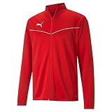 Red-puma Teamrise Training Poly Jacket, Chaqueta De Entrenamiento Hombre, Rojo White), S