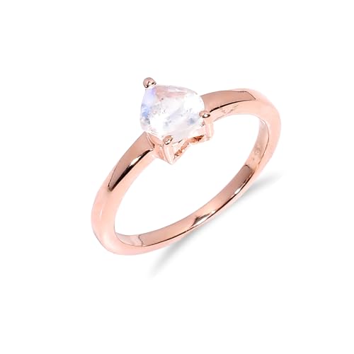Bague pierre de lune arc-en-ciel en argent pour sublimer vos tenues