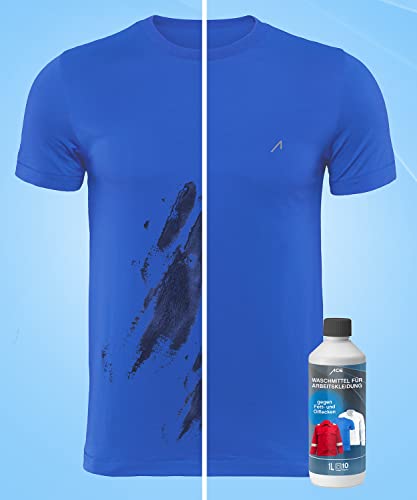 Foto von ACE Waschmittel für Arbeitskleidung - gegen Fett- & Ölflecken - 1 Liter flüssiger Spezial-Reiniger für ca. 10 Waschgänge