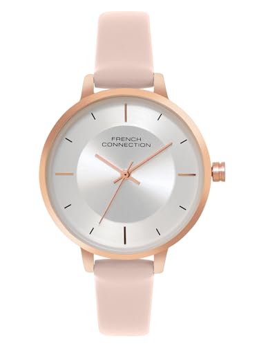 French Connection Analog Silver Dial Womens Watch-FCN071PL (B0D76WQPZX) Amazon Price History, Amazon Price Tracker