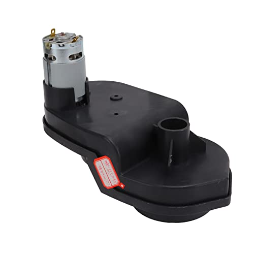 MMABEUTF 24V 555 18000RPM 子供用電気自動車ギアボックス 子供用電気自動車ギアボックス交換アクセサリー、高速モーター、耐久性のある金属ギア、簡単な取り付け、長寿命