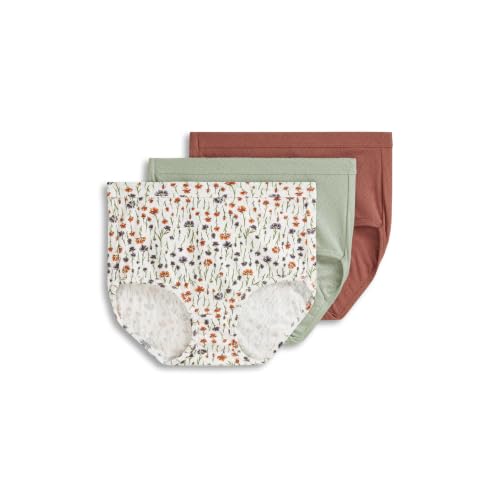 Image of Jockey Women's Underwear 100% Cotton Elance Breathe Brief - 3 Pack