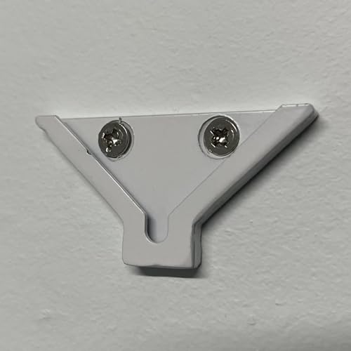 Image of FixtureDisplays Picture Frame Hanging Hardware Picture Hanger Kit 18531-WHITE-2PK
