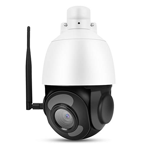 needlid Cámara de Seguridad para Exteriores, cámara de Seguridad WiFi con Zoom 1080P 30X, detección de Movimiento para la(European regulations)