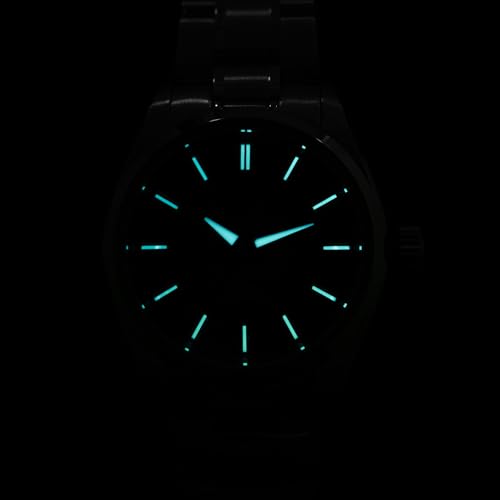 Image of watchdives WD0003C Elementum Original Design Men Watch VH31 Sweep Second Quartz Watch 36mm Sapphire Crystal Luxury Wristwatch 100m Waterproof Stainless Steel