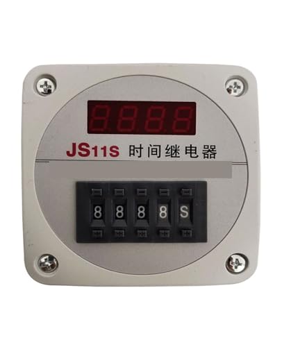 Relé temporizador digital JS11S de CA 380V con pantalla de precisión 2