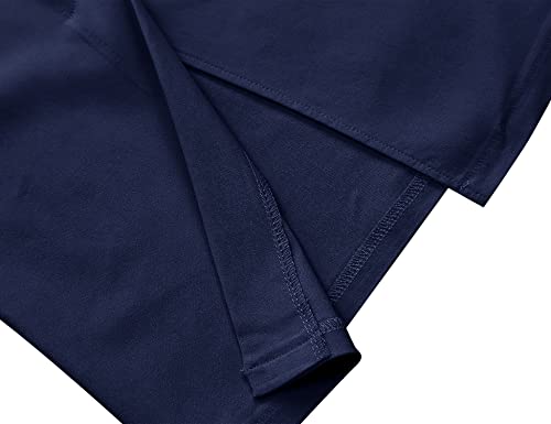 Muxxn Mid Length Shift Dress For Women Brief Comfy Celebrity Wear To Work Office Dress Plus Size (Navy Blue Xxl) #TOP4