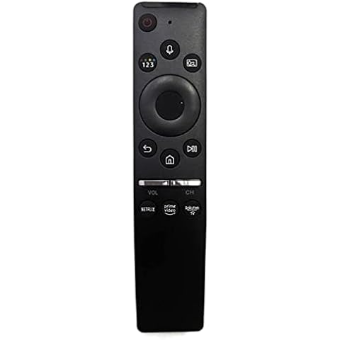 New Replacement Universal Samsung Voice Remote Control BN59-01330B BN59-01329B BN59-01312B for All Samsung Smart LED The Serif QLED 4K 8K HDR TV with Netflix Rakuten TV and Prime Video Buttons Cover
