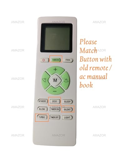 Image of Ac Remote Control Compatible For Llyod Ac Remote /Llyod Split Ac Remote /Llyod Window Ac Remote (Model 3), White