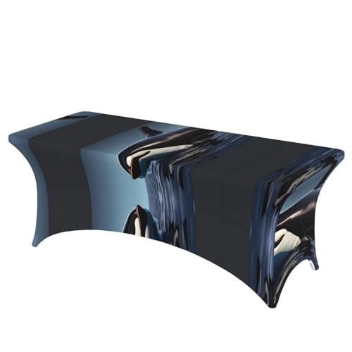 Nappe extensible orque infroissable pour table de banquet 1,8m - 2