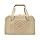 Cabin Max Paxos 20L Underseat Cabin Bag 40×20×25 cm – ShapeSafe™ Anti-Bulge EVA Holdall, Lightweight 680 g, Ryanair Free Carry On, Clamshell Opening, Cream