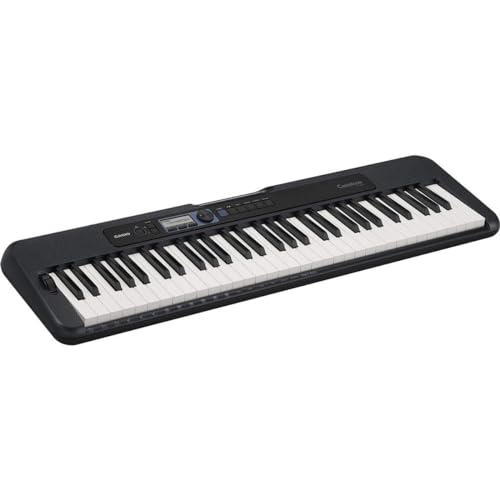 Image of Casio Casiotone CT-S300 - Portable Keyboard | Touch-Sensitive | 400 Tones, 77 Rhythms & Pitch Bend | Ideal for Music Creation Anytime, Anywhere | 61 Touch-Responsive Keys, 400 Tones, 77 Rhythms, Pitch Bend Wheel, USB-Midi, AC Adapter or 6xaa Battery