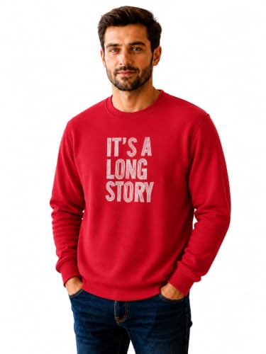 Image of Mack Jonney Men's Printed Fleece Sweatshirt|Full Sleeve Round Neck Winter Sweatshirt for Casual Wear|Travel|Gym & Everyday Style-mj-403