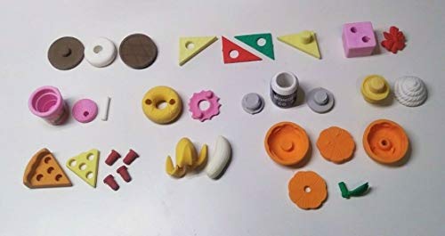 1 Bubble Bath Bomb For Kids With Surprise Fast Food Eraser Toy Inside - Natural Ingredients Safe For Sensitive Skin - Moisturizing Coconut And Olive Oils And Sweet Strawberry Aroma #TOP4