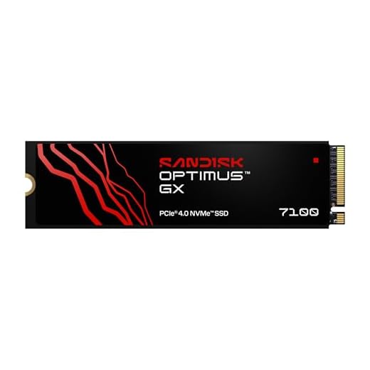SANDISK 500GB Optimus GX 7100 NVMe SSD - PCIe Gen 4, M.2 2280, Up to 7,250 MB/s Read Speed - SDSP71500GAN