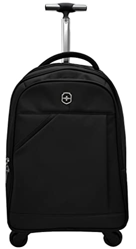 Mochila Executiva Rodinha 360 Poliéster Impermeável Notebook 15P Trabalho Faculdade Unissex Swisslan