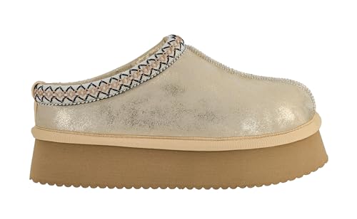 Corkys Footwear Pillow Talk 1.75-Inch Platform Slippers, Faux Fur Lining, Cozy Indoor/Outdoor Footwear for Fall & Winter2