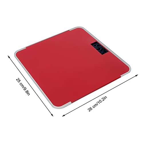 3 Color Optional Accurate Measure Weight Device, Electronic Led Digital Body Fat Scale For School Home & Gym, Bathroom Scale For Man & Woman(Red) #TOP1