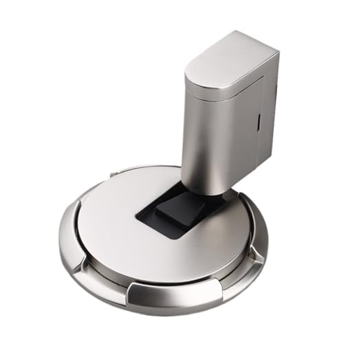 Rtwrsudドアストッパー アンチ衝突ドアストップ マグネット 折り畳みドアストッパー 地面吸引ドアストップ 強力固定 室内 玄関 ドア止め 扉止め 滑り止め 耐風性高い耐久性ゴム底 片足で操作可能 簡単取付 接着剤付き 家庭やホステルやオフィスの入り口