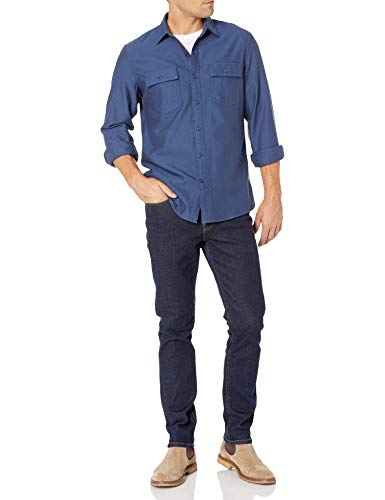 Goodthreads Men's Standard-Fit Long-Sleeve Plaid Herringbone Shirt - Image 6