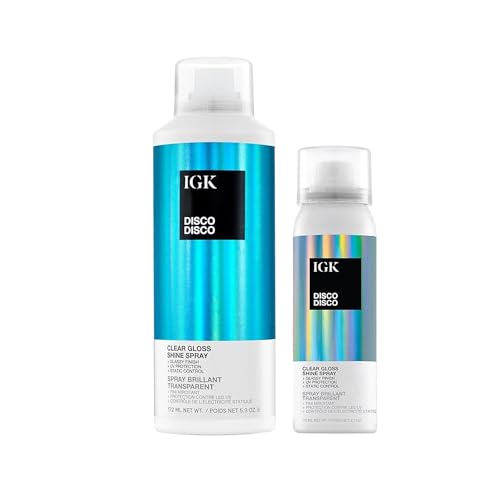 IGK Disco Disco Clear Gloss Spray Brillo para Cabello miniatura 1