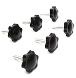 Smartsails 6pcs M6x30mm Large Rubber Head Adjusting Bolt Knob Male Thread Fixing Knob Handle Knob Th