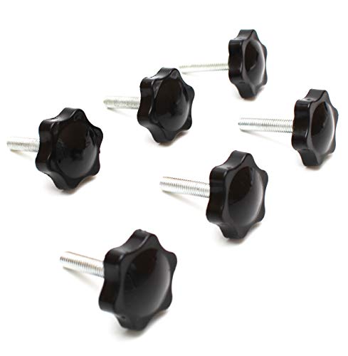 Smartsails 6Pcs M6X30Mm Large Rubber Head Adjusting Bolt Knob Male Thread Fixing Knob Handle Knob Thumb Screw #TOP20