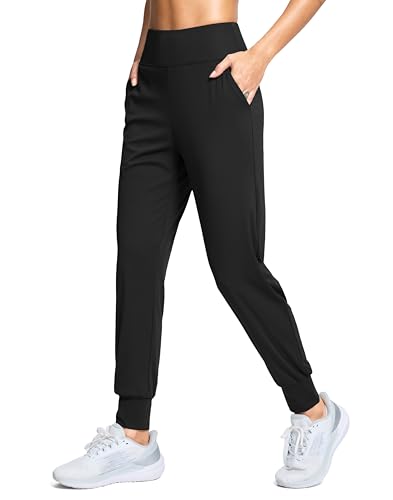 Image of SANTINY Women's Joggers Pants with Pockets Lightweight High Waisted Athletic Gym Workout Pants for Women Yoga Travel