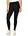 Danskin Women's Signature Wide Waist Yoga Ankle Legging, Rich Black, Large