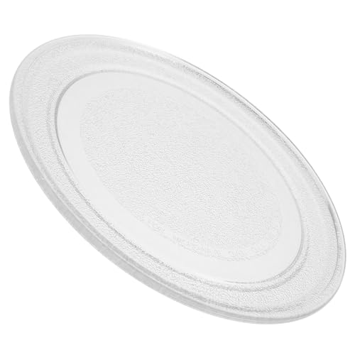 FUNOMOCYA Microwave Glass Turntable Replacement Plate Oven Cooking Tray for Quick and Safe Heating Easy to Clean Smooth Surface Compatible with Microwave Ovens